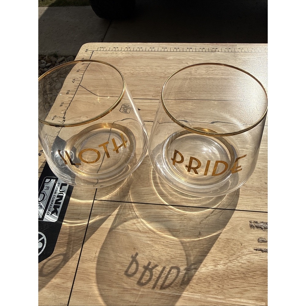 Z Gallerie 7 Deadly Sins Envy glass Set